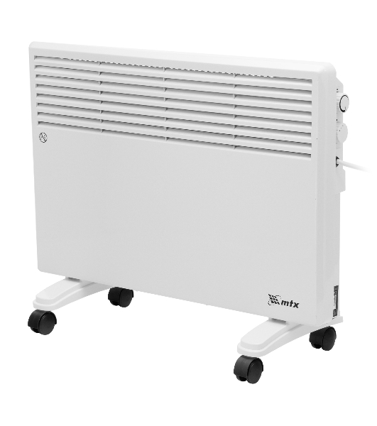 Конвектор электрический MTX CH-1500, белый, 1500 Вт, 20 м2, термостат