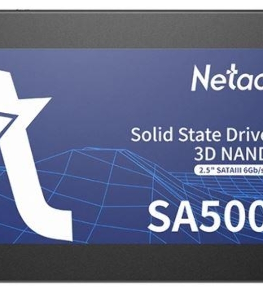 Накопитель SSD Netac SA500, 128Gb, SATA III, 2.5', R/W 500/400