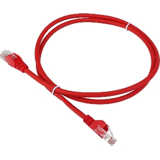 Патч-корд LANMASTER LSZH UTP cat.5e, 7.0 м, красный