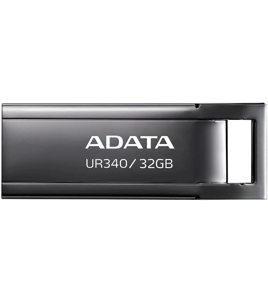 Флешка USB ADATA UR340 (AROY-UR340-32GbK), 32Gb, USB 3.2, R/W 100/30, черный