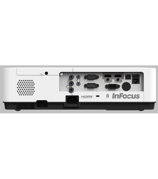 Проектор INFOCUS IN1034 3LCD, 4800 lm, XGA (1024x768), 50000:1, 1.481.78:1,3.5мм in,Composite video,Component,VGA IN х2, HDMI IN, Audio in(RCAх2), USB-A, USB B х2, VGA out, Audio 3.5мм out, лампа 20000ч.(ECO mode), RJ45,RS232, 1x16W, 31дБ, 3,3 кг