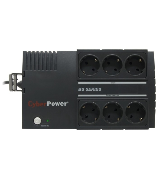 Источник бесперебойного питания CyberPower BS450E/450 ВА/270 Вт/8 х CEE 7 (евророзетка)