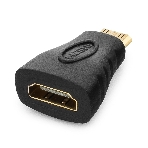 Переходник Gembird Переходник HDMI-miniHDMI 19F/19M, золотые разъемы, пакет, фото3