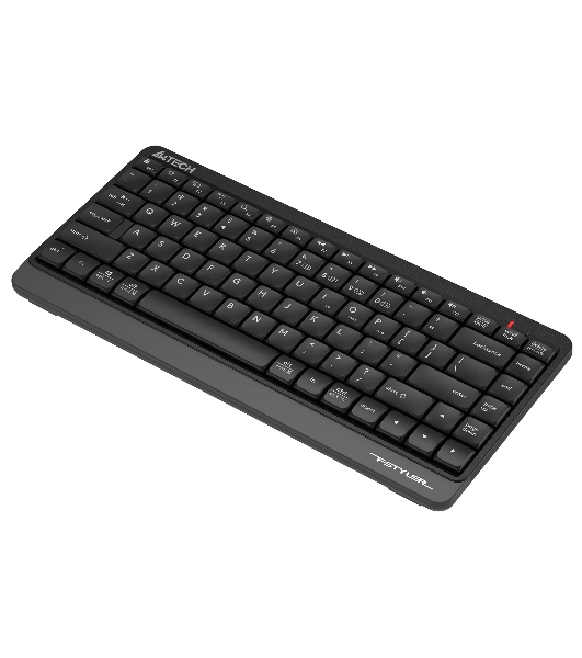 Клавиатура беспроводная A4Tech Fstyler FBK11, USB, Bluetooth/Радиоканал, черный/серый