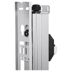 Блок силовых розеток Rem Rem-32, Shuko х 16, IEC 60320 С19 х 8, вход колодка, 1463х45х45 мм (ВхШхГ), 32А, автомат + амперметр, черный, без шнура, фото 1