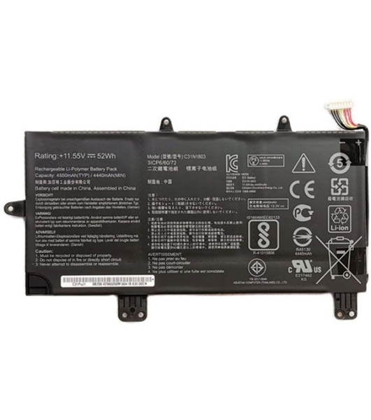 Аккумуляторная батарея для ноутбука Asus ZenBook Pro 14 UX450FD 11.55V 52Wh