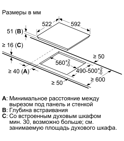 Индукционная варочная панель Bosch PIE631HB1E черный