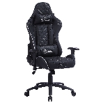 Кресло Cactus CS-CHR-030BLS черный, экокожа, подголовник, фото18