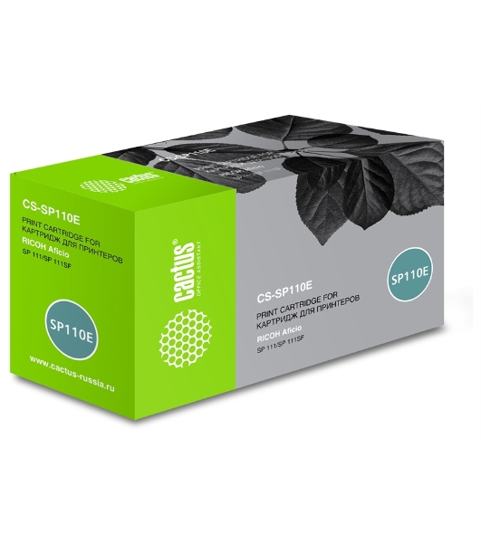 Картридж лазерный Cactus CS-SP110E черный (2000 стр.) для Ricoh Aficio SP 111/SP 111SF