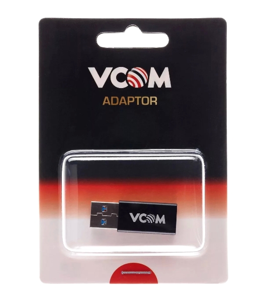 Адаптер VCOM USB3.0 TypeC (F) --->USB3.0 (M)