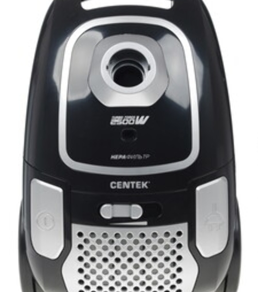 Пылесос Centek CT-2519 черный/хром, 500/2500 Вт, уборка сухая, пылесборник мешок 4 л