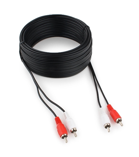 Кабель аудио Cablexpert CCA-2R2R-15M, 2xRCA - 2xRCA, 15м