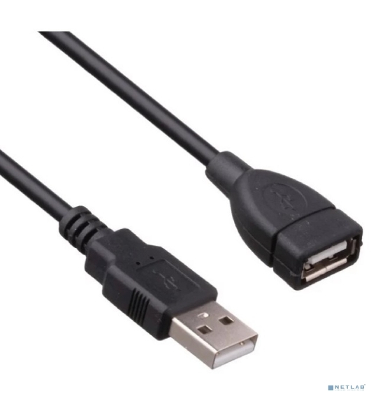 Удлинитель USB 2.0 ExeGate EX-CCF-USB2-AMAF-5.0F (Am/Af, позолоченные контакты, ферритовые кольца, 5м)