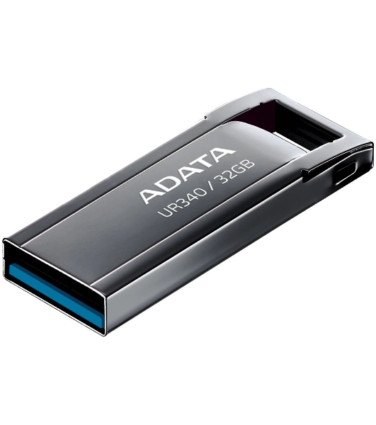 Флешка USB ADATA UR340 (AROY-UR340-32GbK), 32Gb, USB 3.2, R/W 100/30, черный