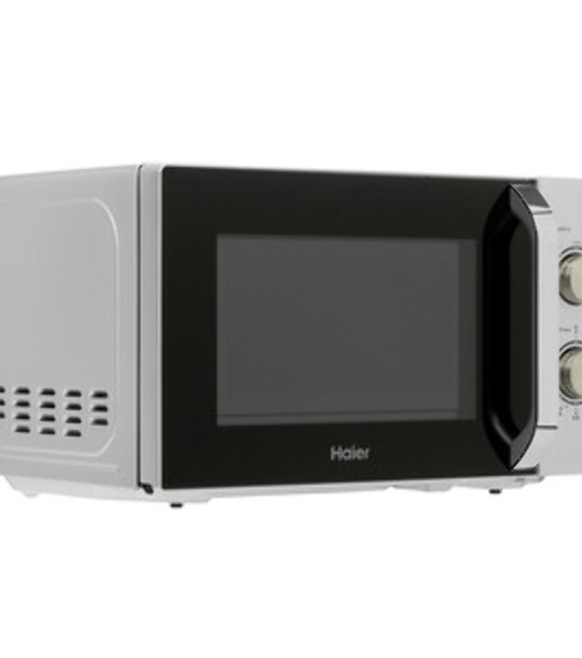 Микроволновая печь Haier HMB-MM208SA серебристый/черный, 20 л, 800 Вт, переключатели - поворотный механизм