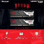 Оперативная память Patriot Viper Venom, DDR5, 16GB (2x8GB), 5600MHz, CL40, DIMM, с радиатором, черный, фото 1