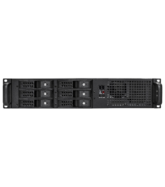 Серверный корпус ExeGate Pro 2U660-HS06 (RM 19', высота 2U, глубина 660, БП 1200ADS, 6xHotSwap, USB)