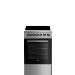 Плита электрическая Beko FSS57100GX серебристый, конфорок 4 шт, духовка 60 л, 50 см x 85 см x 60 см, фото 1