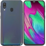 Дисплей для Samsung Galaxy A40 SM-A405F черный, фото 1