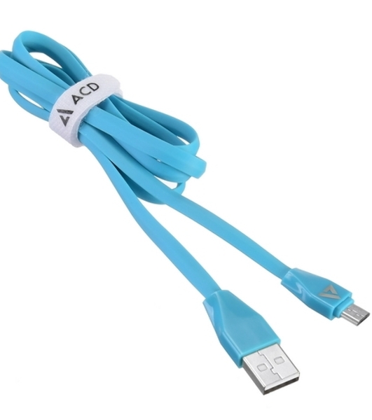 Кабель USB ACD-Life MicroUSB - USB-A TPE, 1м, синий