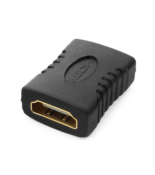 Переходник Gembird Переходник HDMI-HDMI 19F/19F, золотые разъемы, пакет