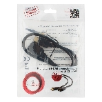 Кабель-удлинитель HDMI Cablexpert CC-HDMI4X-0.5M, 19M/19F, v2.0, позол.разъемы, экран, 0.5м, черный, пакет, фото 1