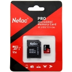 Флеш карта MicroSD card Netac P500 Extreme Pro 32Gb, retail version w/SD adapter, фото 1