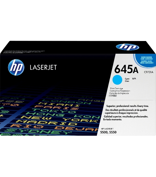 Картридж лазерный HP C9731A голубой для LJ 5500 12000 стр.