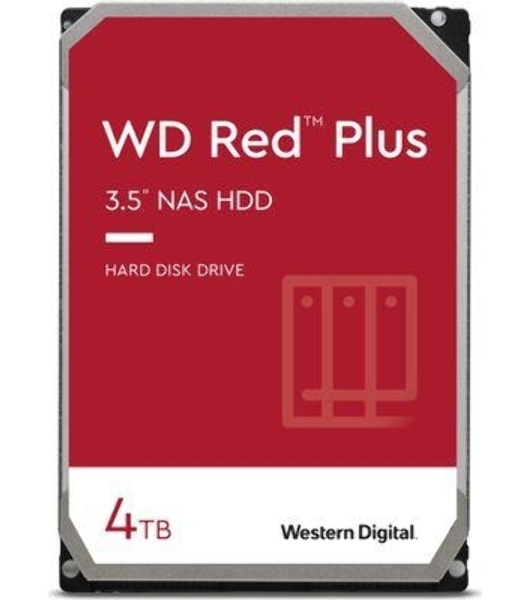 Жесткий диск Western Digital SATA 4Tb 5400 6Gb/S 256MB RED PLUS