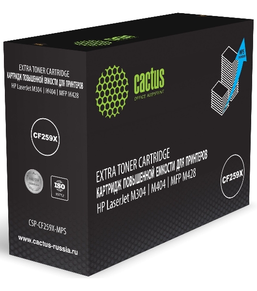 Картридж лазерный Cactus CSP-CF259X-MPS (CF259X) черный (15000 стр.) для HP LJ M304/M404/MFP M428