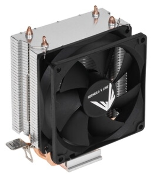 Устройство охлаждения (кулер) Aerocool Formula Ice Boid 2PSDB черный 90мм алюминий+медь 2100rpm 34db 4-pin 90W 135мм