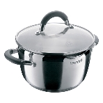 Кастрюля RONDELL RDS-025 Flaммe 5,7л RONDELL Кастрюля RDS-025 с/кр 24 см 5.7 л Flaммe. Диаметр 24см. Объем 5.7 л. Высококачественная пищевая сталь 18/10. Толщина стенок 0.6 мм. Тройное вштампованное, а затем вплавленное дно 5.0 мм. Комбинированная (зеркальная + матированная) обработка внешней поверхности. Отметки литража на внутренней поверхности посуды. Эргономичные крышка из термостойкого стекла со специальным ободком для удобного слива жидкости (2 диаметра отверстий). Ненагревающиеся ручки из нержавеющей стали с вставками из силикона. Надежное клепочное крепление. Плавный переход от дна к стенкам. Подарочная упаковка с ручкой. Буклет с рецептами. Подходит для всех видов плит и посудомоечной машины., фото 1