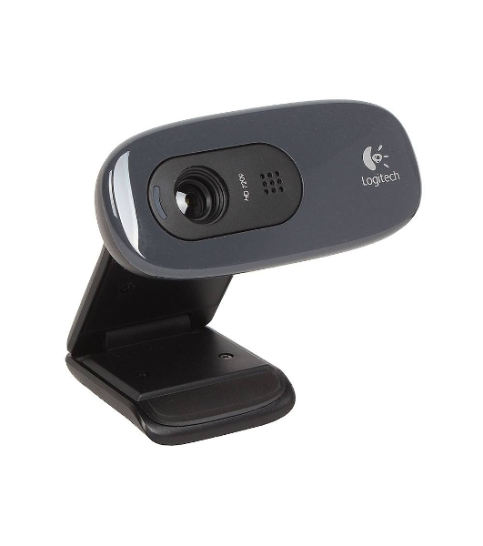 Веб-камера Logitech C270 HD 1280x720, 30 кадр/с, USB Type-A, микрофон (шумоподавление), автоосвещение, универсальное крепление
