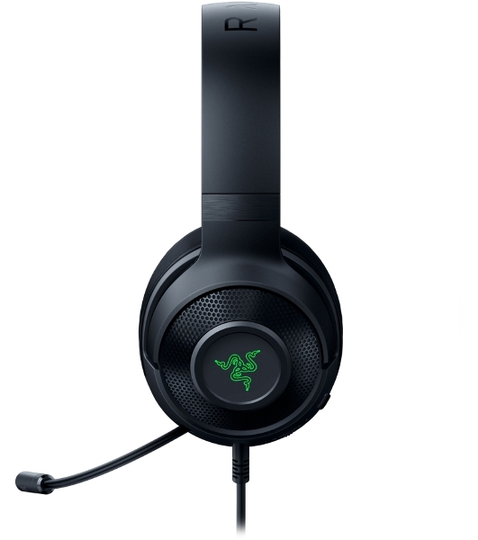 Гарнитура Razer Kraken V3 X чёрный, проводная, USB