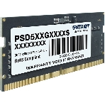 Оперативная память Patriot, DDR5, 8GB (1x8 GB), 4800 MHz, CL40, SO-DIMM, фото6