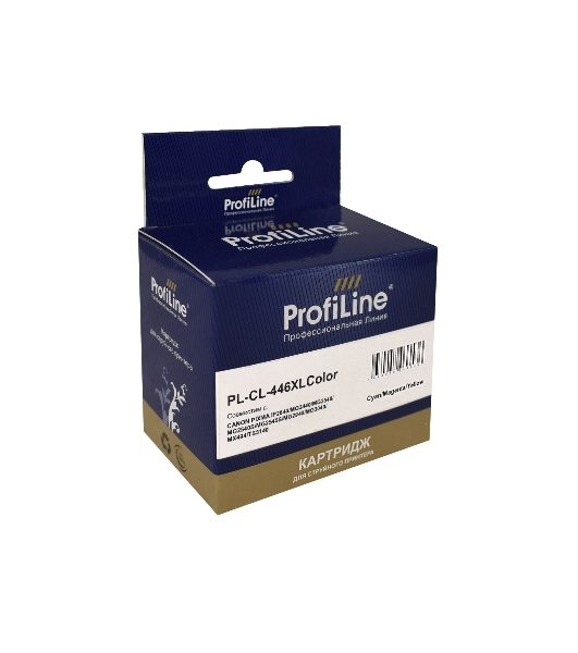 Картридж струйный ProfiLine PL-CL-446XL для принтеров Canon PIXMA IP2840/MG2440/MG2540/MG2540S/MG2545S/MG2940/MG3040/MX494/TS3140 с чернилами Cyan/Magenta/Yellow