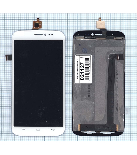 Дисплей для Micromax A240 Canvas Doodle 2 белый
