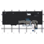 Клавиатура для ноутбука Lenovo Thinkpad T15p P15v черная, фото 1