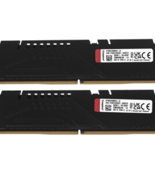 Оперативная память Kingston Fury Beast, DDR5, 32GB (1x32 GB), 6000 MHz, CL36, DIMM, радиатор, черный