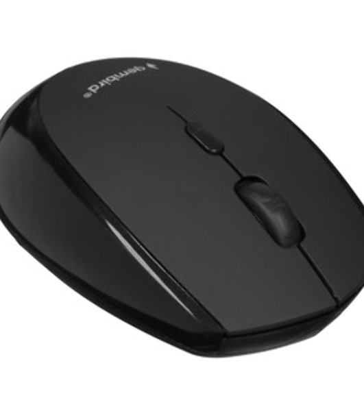 Мышь беспроводная Gembird MUSW-354 черный, 1600 dpi, радиоканал, USB, кнопки - 4