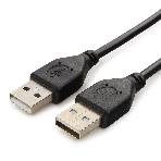 Кабель USB2.0 Pro Cablexpert CCP-USB2-AMAM-6, AM/AM, 1.8м, экран, черный, пакет, фото2