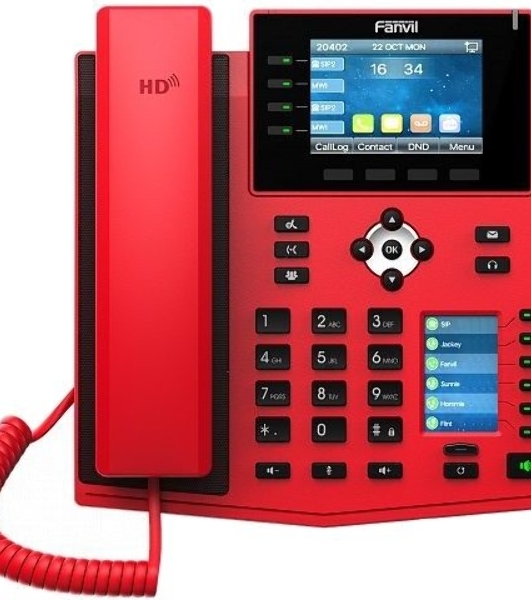 Телефон IP Fanvil X5U-R красный