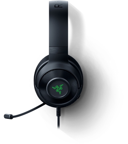 Гарнитура Razer Kraken V3 X чёрный, проводная, USB