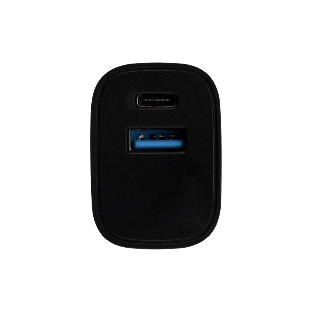 Сетевое зарядное устройство Rexant USB + Type-C, 5V, 2.4 A, черный