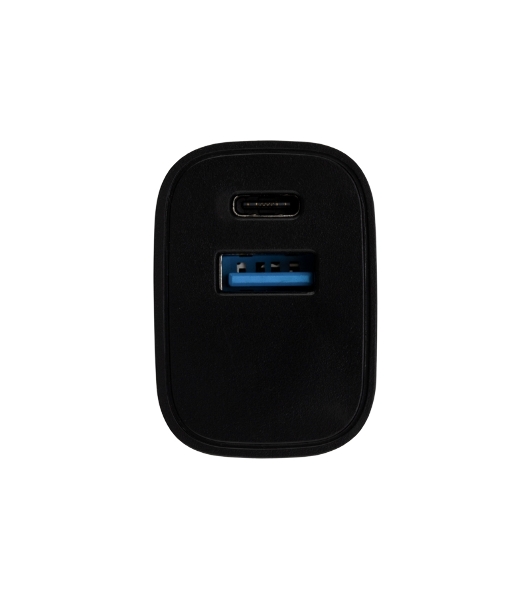 Сетевое зарядное устройство Rexant USB + Type-C, 5V, 2.4 A, черный