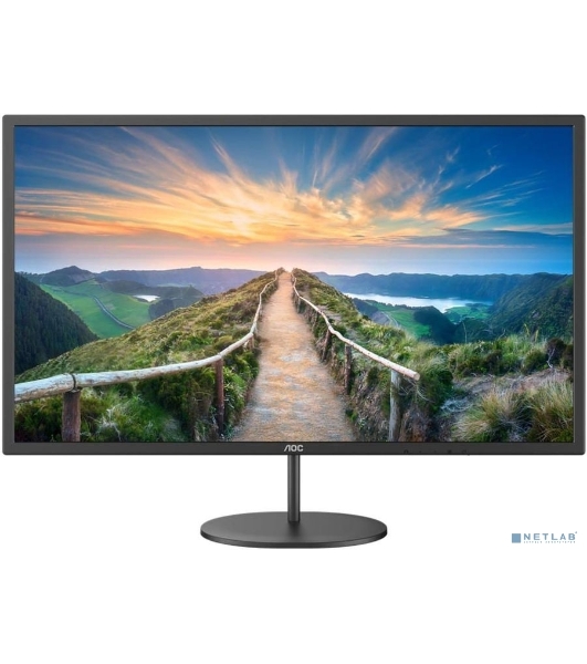 Монитор 31.5' AOC Q32V4 IPS 2560x1440, 75 Гц, 4 мс, 16:9, 250 кд/м2, 1xHDMI, 1xDP, 1x3.5 мм, черный
