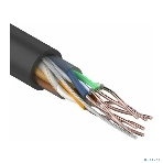 Кабель UTP Rexant 4PR 24AWG, CU (медь), cat.5e, 100 МГц, PE, черный, OUTDOOR, бухта 25 м, фото3