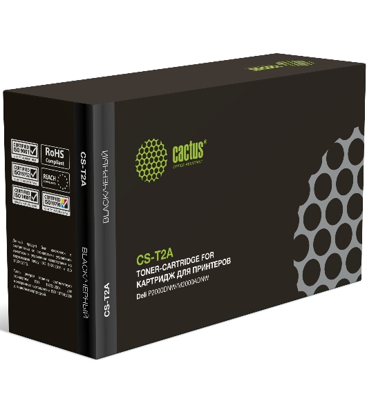 Картридж лазерный Cactus CS-T2A (T2A) черный (2000 стр.) для Deli P2000DNW/M2000ADNW