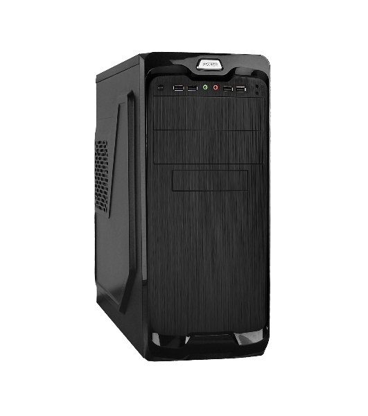 Компьютерный корпус Miditower ExeGate UN-604-UNS400 (ATX, БП UNS400 с вент. 12см, 2хUSB+2хUSB 3.0, аудио, черный)