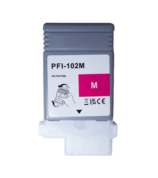 Картридж струйный Sakura 0897B001 (PFI-102M) для Canon, пурпурный, 130 мл.